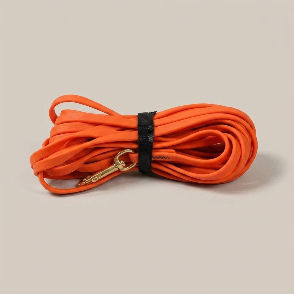 PupFloaty AquaLine Floating Dog Leash - Waterproof PVC Long Line for Swim Training & Recall (5-30 ft)